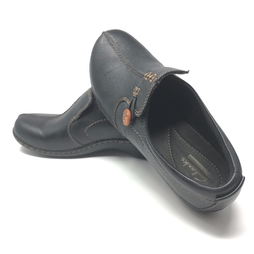 Clarks Ashland Glow Black Loafers Size 7 Medium